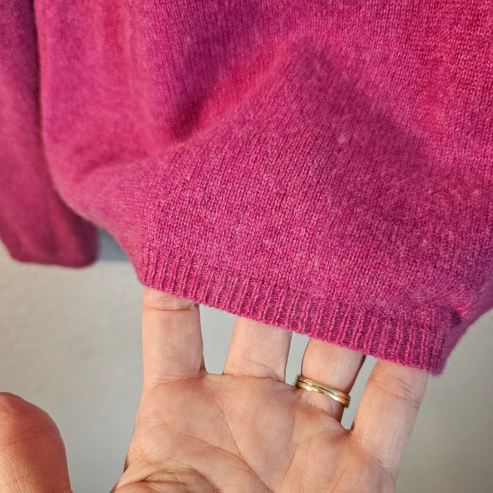 Cashmere by‎ Charter Club size lrg 2ply cashmere pink casual luxury preppy - Picture 3 of 8